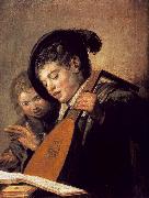 HALS, Frans Two Boys Singing china oil painting artist